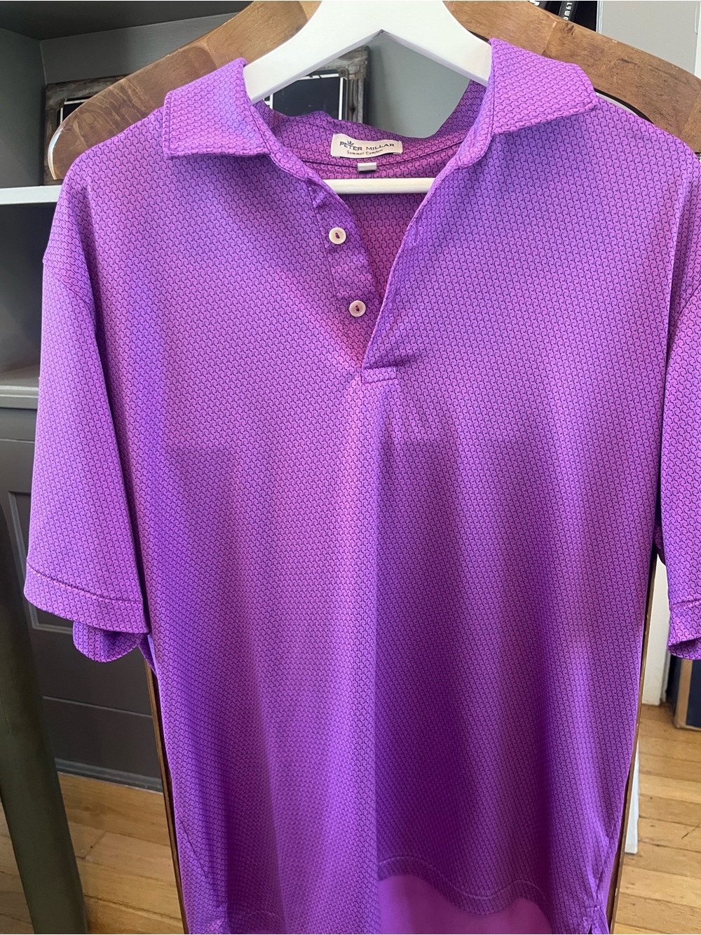 Peter Millar Vibrant Purple Men's Polo Shirt